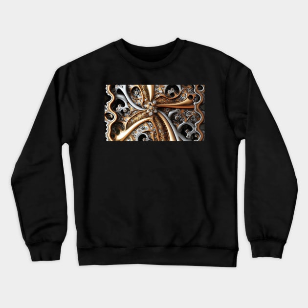 Artistic Enlightenment Classical Period Design Pattern Crewneck Sweatshirt by jrfii ANIMATION